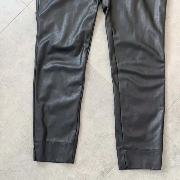 Seductive Sabrina Faux Leather 7/8 Pants Black EU 40 - Picture 6 of 11